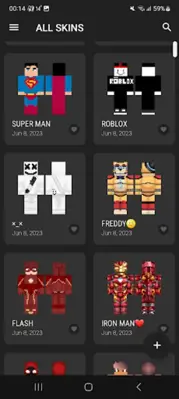 HD Skins for Minecraft 128x128 android App screenshot 14