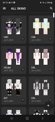 HD Skins for Minecraft 128x128 android App screenshot 2